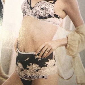 Shiny embroidery Victoria’s Secret Fashion Show set